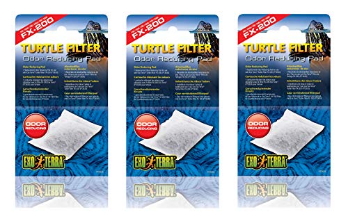 Exo Terra Ersatz-Pads für Turtle Filter FX-200, Geruchsreduzierung, 3 Stück von Exo Terra