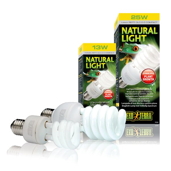 Exo Terra Natural Light Vollspektrum-Tageslichtlampe 25 von Exo Terra