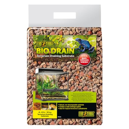 Exo Terra PT3115 Terrarium Substrat Bio Drain für Wasserdränagesystem, 2 kg von Exo Terra