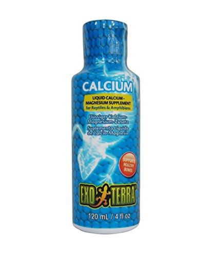 Exo Terra flüssiger Calcium Zusatz, für Reptilien und Amphibien, Futterzusatz von Reptilien, 120ml von Exo Terra