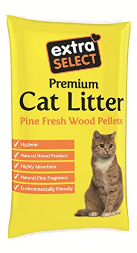 Extra Select Premium Katzenstreu auf Holzbasis, 15 l von Extra Select