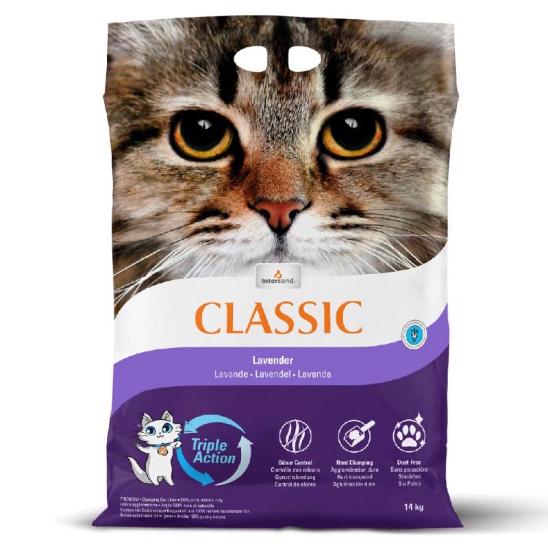 Intersand Classic Katzenstreu Lavendel - 14 kg von Extreme Classic