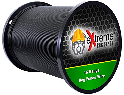 Extreme Dog Fence Dicker Hundezaun-Begrenzungsdraht, 450 m, leistungsstarker elektrischer Hundezaundraht, 16 Gauge (AWG), langlebiger Perimeter-Draht von Extreme Dog Fence