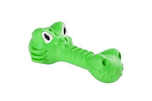 Eyenimal Quietschspielzeug für Hunde, Krokodil von Eyenimal