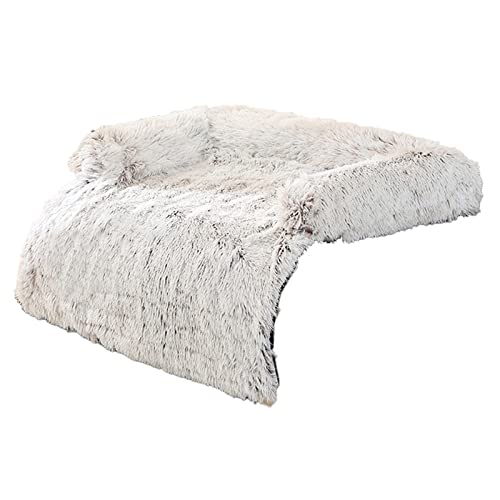 Eyiara Plüsch-Sofabett für den Winter, Plüschbetten, Kissen, Plüschbett, Auto, Haustierbett, Komfort, warm, für Hundehütten, Zubehör-E von Eyiara