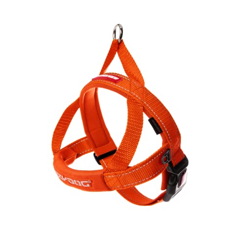 EzyDog 5708214206069 Quick Fit Geschirr Blaze, L, orange von EzyDog