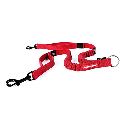 EzyDog 9346036000913 Zero Shock Coupler w/Traffic Control, 24 inch, rot von EzyDog