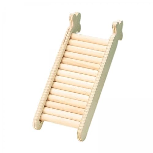 F Fityle 2X Hamster Kletterleiter, Kletterspielzeug Aus Holz Und Brückenkäfig Dekoration für Hamster, Rennmäuse, Mäuse Und Kleintiere, Kleine Leiter von F Fityle