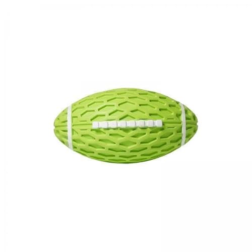 F Fityle 2X Hundespielzeugbälle Pet Squeaky Toys Bälle Rugby, Robustes Gummi, Strapazierfähiges Kauspielzeug für Hunde, er Ball für Den Außenbereich, von F Fityle