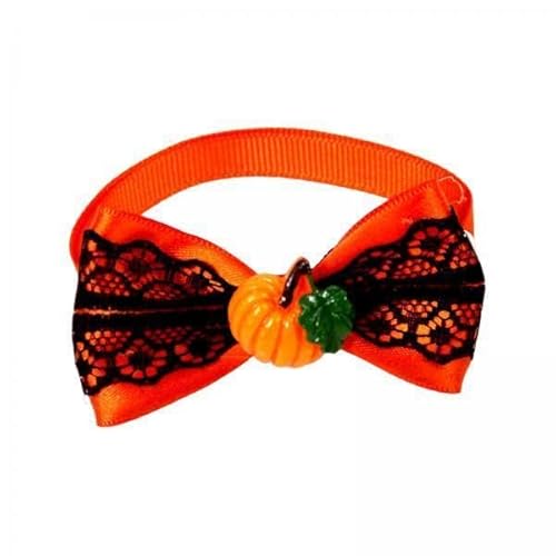 F Fityle 2X Katzen Halsband, Herbst Halloween Haustier Krawatte, Verstellbare Hundekrawatte mit Thanksgiving, Katzen Hunde Fliege, Katzen Fliege, Kitty, Thanks von F Fityle