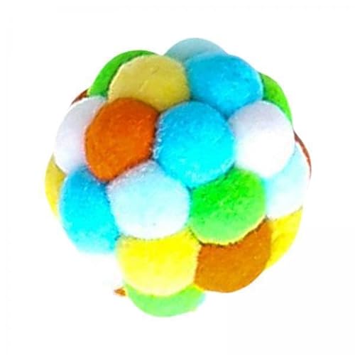 F Fityle 2X Katzenspielzeug Bälle Zwitschernde Bälle mit Glöckchen Kicker Spielzeug Rolling Ball Interaktives Katzenspielzeug für Welpen, Kätzchen, von F Fityle