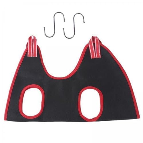 F Fityle 2xPet Katzenpflege Hängematte Zurückhaltung Handtuch Tasche für Bad Nagel Trimmen S ROT, 2 Stk. von F Fityle