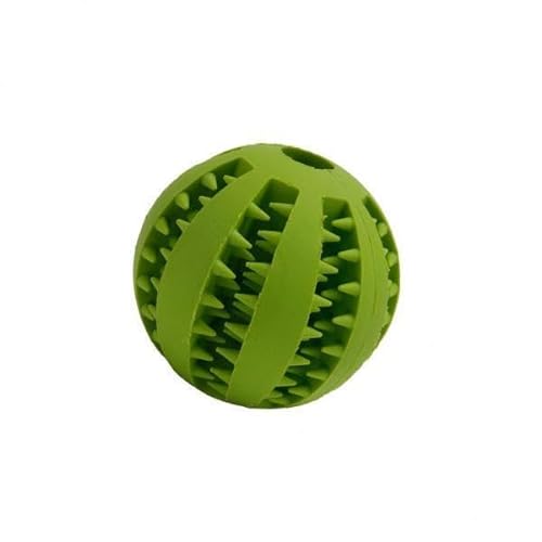 F Fityle 2xZahnrad Design Haustier Hund Kauspielzeug Interaktiver Trainingsball Grün_5cm, 2 Stk. von F Fityle