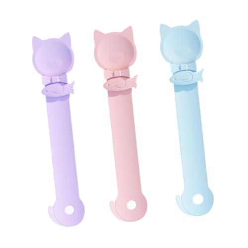 F Fityle 3X Katze Streifen Feeder Pet Snack Löffel Mehrzweck Hängen Loch Katze Stick Dispenser Werkzeug Pet Fütterung Utensil Welpen Haustier von F Fityle