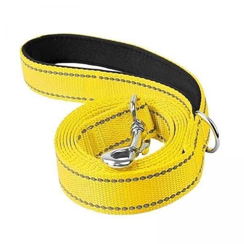 F Fityle 3X Reflektierende Hundeleine, Hundetrainingsleine, Nylon Geflochten, Stark, Langlebig, Bequem, für Große, Mittelgroße Und Kleine Hunde, Zum von F Fityle