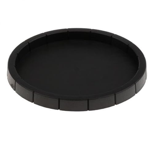 F Fityle 3xPlastic Eidechse Gecko Vivarium Fütterung Lebensmittel Gericht Feeder Bowl, Schwarz, 4 Stück von F Fityle