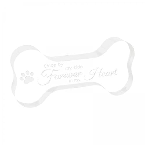 F Fityle 5 X Gedenkgeschenk für Hunde, Haustier Gedenkgeschenke für Hunde, Leichte Dekorative Ornamente, Beileidsgeschenke Zum Verlust Eines Haustiers für, Klar, 6 Stk. von F Fityle