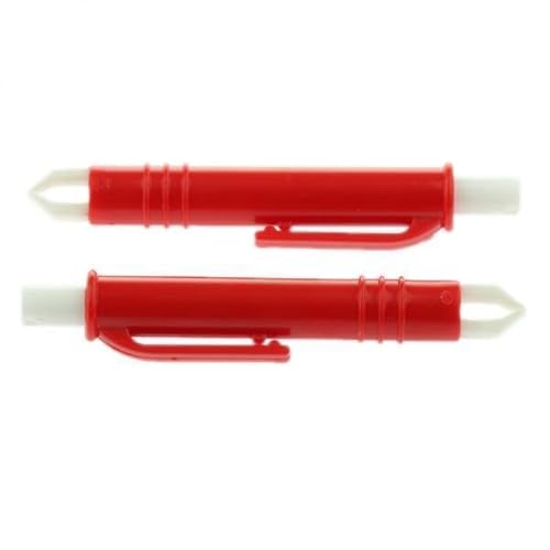 F Fityle 5x2er Pack Zeckenentfernungspinzette Und Zeckenentferner für Hunde Welpen Rot, Rot, 6 Stk. von F Fityle