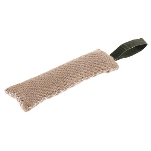 F Fityle 5xDurable Haustier Hund Training Stick Übung Schlepper Spielzeug Im Freien Spielen Kleine, Beige, 3 Stk. von F Fityle