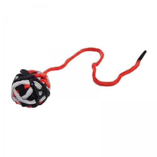 F Fityle 6X Katzenball Spielzeug für Hunde, Quietschendes Spielzeug mit Glöckchen Im Inneren, Pompom Bälle mit Langem, Trainingskatzen Fuzzy Bälle, von F Fityle