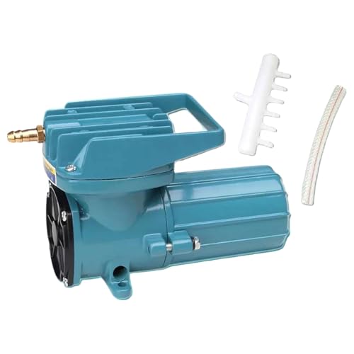 F Fityle Aquarium-Luftpumpe, DC 12 V, Luftpumpe für Aquarien, Teichbelüfter, Zubehör-Luftpumpe aus Metall für die gewerbliche Nutzung in der Hydrokultur, 12 V, 18 W, 165x76x99mm von F Fityle