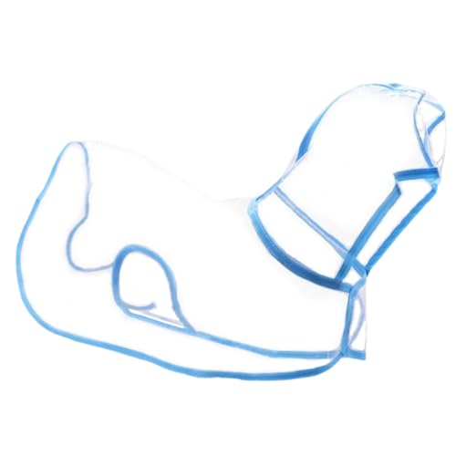 F Fityle Hunderegenmantel mit Kapuze, Regenmantel mit Kapuze, wasserdichte Hunderegen-/Schneekleidung, Hunderegenumhang, Welpenregenponcho für Spaziergänge an, XXL von F Fityle