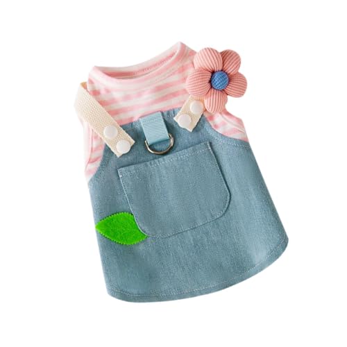 F Fityle Hundeweste Tanktop Frühling Sommer Atmungsaktive Kleider für kleine Mädchen Hunde Katzen Kleidung Kostüm Foto-Requisiten Outfit Hundekleidung, l von F Fityle