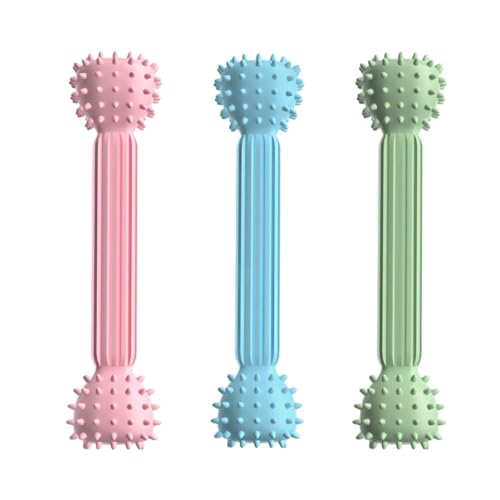 F Fityle Kauspielzeug für Hunde, Haustierpflege für Welpen/mittlere/große Hunderassen, robuste Nagerzahnbürste, Hundezahnbürstenstab, Reinigungsspielzeug, Zufällige Farbe von F Fityle