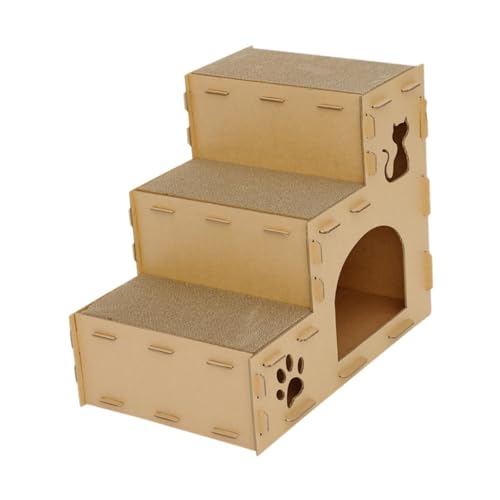 F Fityle Treppentreppe Katzen Treppe, tragbare abnehmbare Anti -Slip -Hund -Rampe, Hund Schritt für ältere Hunde, Sofa, kleine Hunde, Bett, Haustiervorräte von F Fityle