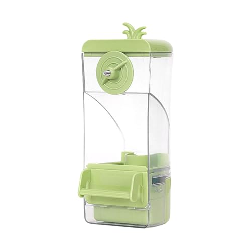 F Fityle Vogelfutterhahn -Fütterungsstation Anti Spritzer Stabiler Papagei Futtermittel -Feeder -Accessoires für Lovebirds Budegerigar, GrÜn von F Fityle