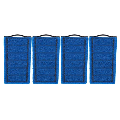 F&Y 4PCS Blue Filter -Patronen für Aquarium- und Schildkrötenpanzer - Ersatz für Carbonfilterelemente für Fischtanks von F&Y