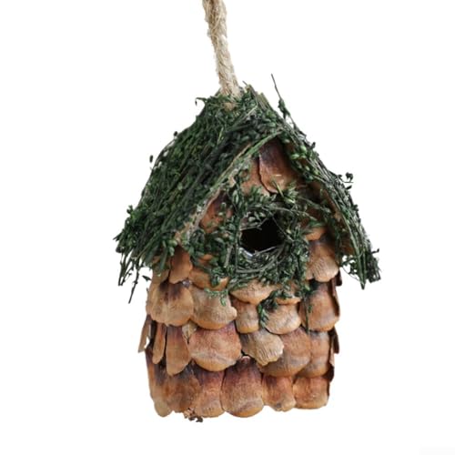 DIY Mini Holz Vogelhaus Bezaubernde Ornament für Weihnachten und Neujahrsfeiern (B) von FACAIIO