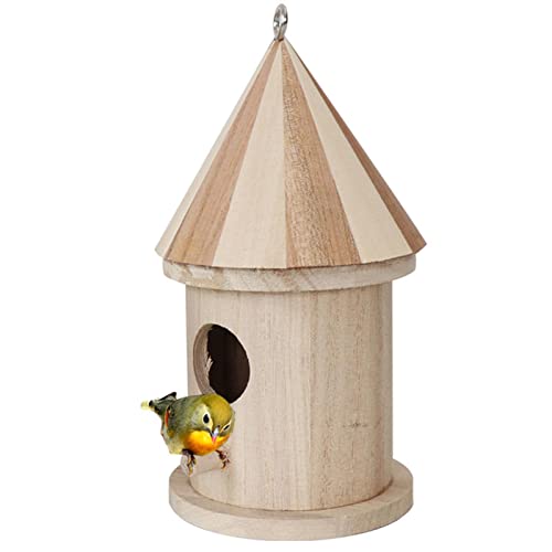 Vogelhaus Vogelnest Outdoor Hängende Vogelfutterstation Kinder Handwerk für Draußen Garten Haus Dekoration Lear-au von FALOME