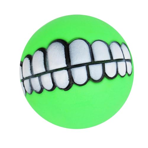 FANGZ Beißball für Hunde, Beißball für Hunde | Interaktiver Spielzeugball für Welpen | Welpen-Kaugeräusch-Spielzeug, interaktives Haustierspiel, sicheres PVC für Zuhause, Reisen, Outdoor von FANGZ