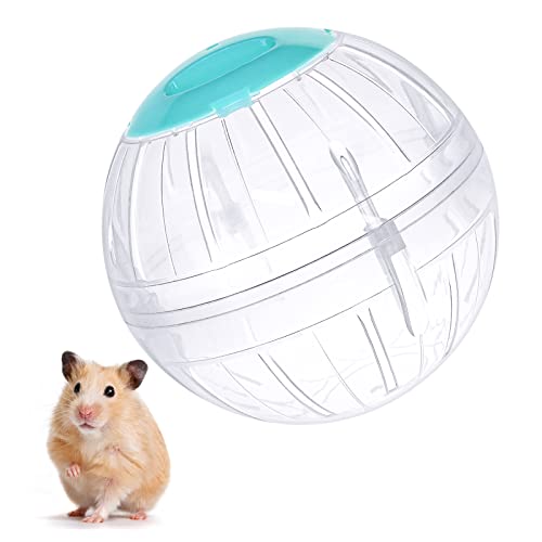 FANKUTOYS Hamster-Übungsball, kleine Tiere, Hamsterspielzeug, 14,9 cm, Laufsport, Jogging-Rad für Zwerghamster, kleine Haustiere, um Langeweile zu reduzieren und Aktivität zu erhöhen (1 Stück, blau) von FANKUTOYS