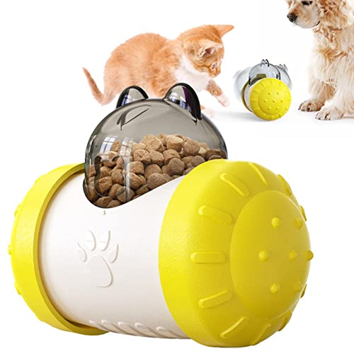 Haustiere Leckerli Ball, Lernspielzeug für Hunde, Tumbler-Hundespielzeug, interaktives Katzen- und Hundespielzeug, wird verwendet, um die Intelligenz von Katzen und Hunden zu füttern und zu trainieren von FANSEZQ