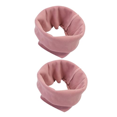 FANSU Hrenschutz für Hunde, Hündohr Muffs Noise Protection, 2 Stück Snoods für Hunde, Ohrenschützer Hundehals Ohrenwärmer Hundeohrenschutz zur Geräuschreduzierung (L,Rosa) von FANSU