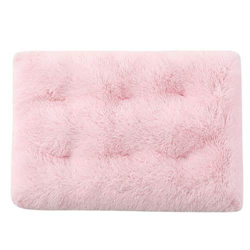 FANSU Hundebett Waschbar Katzenbett Flauschig Hundebetten Weiche Beruhigende Haustierbett Abnehmbar und Waschbar für Kleine Mittlere oder große Hunde (XXXL-125X85CM,Helles Rosa) von FANSU