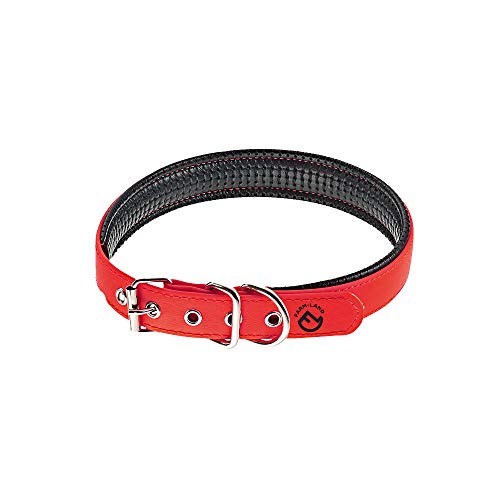 FARM-LAND 90-1-162-001 Hunde Halsung Comfort rot 35 von FARM-LAND