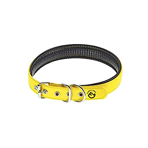 FARM-LAND 90-1-163-001 Hunde Halsung Comfort signalgelb 35 von FARM-LAND