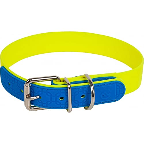 Farm-Land Halsband Signalgelb/Blau 45 cm von FARM-LAND