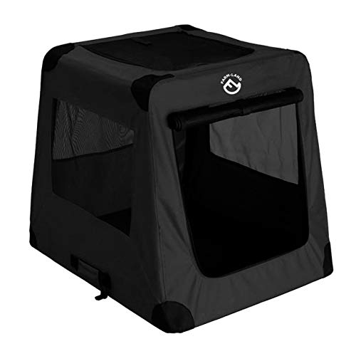 Farm-Land Hunde-Autotransportbox schwarz Hundetransportbox NEU 2019 von FARM-LAND