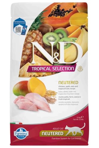 FARMINA ND Cat Tropical Selection NEUTERED Huhn 1,5 kg von Farmina Pet Foods