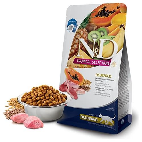 FARMINA ND Cat Tropical Selection NEUTERED Lamm 4+ 1 kg von Farmina Pet Foods