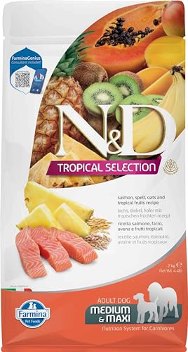 FARMINA ND Dog Tropical Selection Med Maxi Lachs, 2 kg von Farmina Pet Foods