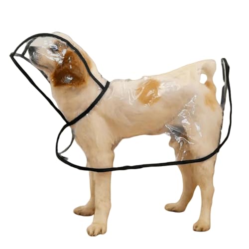 FASHIIROW Poncho Regen Haustier Regenmantel Für Kleine Mittelgroße Hunde Undurchlässige Perro Welpenhund Poncho Regenmantel Pudel Maskottas Kleidung-schwarz-xs-suit 0,5-1,2 Kg von FASHIIROW