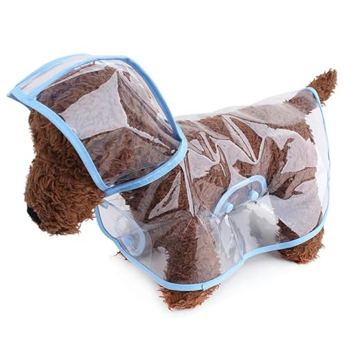 FASHIIROW Poncho Regen Katzen Regenmantel wasserdichte Haustierkleidung Für Katzen Garfield Kätzchen Poncho Regenmantel Maskottchen Capa De Chuva-blau-XL-suit 5-7 Kg von FASHIIROW