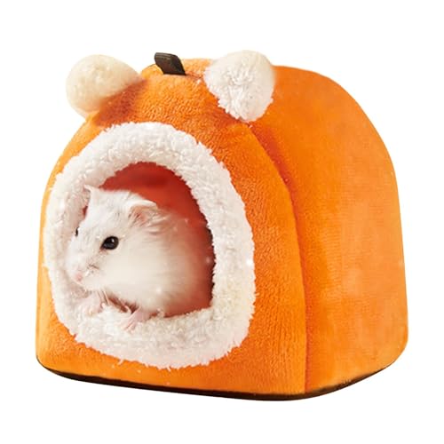 Chinchilla-Haus, weiches Kleintierversteck für Kleintiere, Käfigzubehör, niedliches Bärenform-Haustierhaus für Igel, Hamster, Chinchilla von FASSME