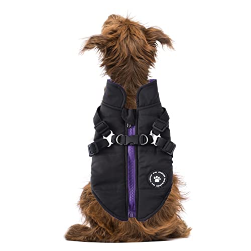 FASSME Haustier Warme Jacke - Winter Hundemantel Fleece Hundejacke Wasserdicht Hundemantel | Hundemantel Geschirr Winter Warme Weste Jacke Wasserdicht Baumwolle Kostü von FASSME