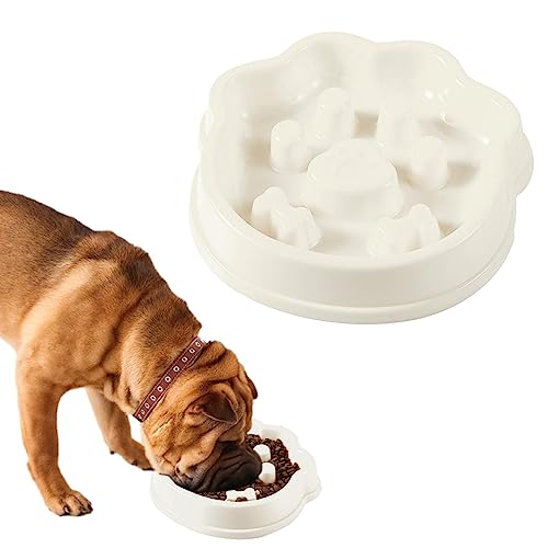 Hund Slow Feeder Bowl | Puzzle Bowl Slow Down Eating Dog Feeder | Fun Slow Bowl Feeder Interactive Dog Feeding Pet Accessories for Small Dogs and Cats von FASSME